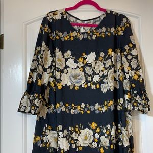 Floral Bell Sleeve Dress